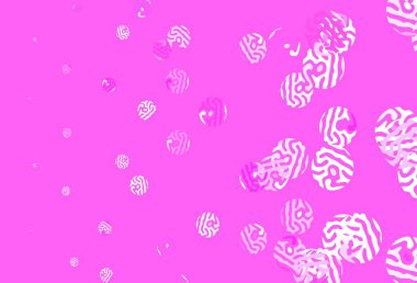 Açık Mor, diskli pembe vektör dokusu. Doğa tarzında bulanık halkaları olan güzel renkli çizimler. Duvar kağıtlarının dokusu için desen.