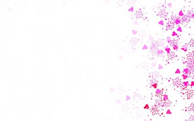 Açık Mor, rastgele şekilli pembe vektör deseni. Renkli rastgele şekillerle modern soyut illüstrasyon. Kartvizitiniz için modern tasarım.