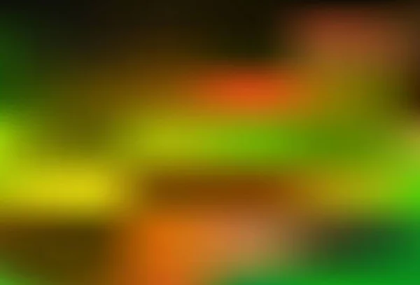 Dark Green Yellow Vector Abstract Blurred Layout Elegant Bright Illustration — Stock Vector