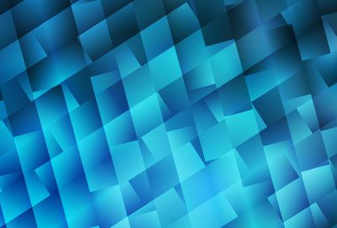 Dikdörtgenli hafif BLUE vektör arka planı. Renkli dikdörtgenleri olan bir resim. Şablon bir arkaplan olarak kullanılabilir.