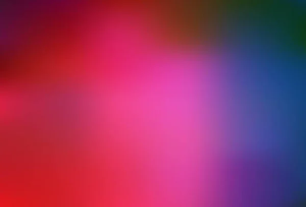 Ανοιχτό Μπλε Κόκκινο Διάνυσμα Πολύχρωμο Φόντο Θαμπάδα Αφηρημένη Πολύχρωμη Απεικόνιση — Διανυσματικό Αρχείο