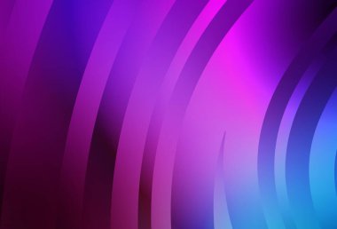 Açık Pembe, mavi vektör arkaplan ve ince çizgiler. Soyut ve gradyan renkte renkli çizimler. Broşürler, broşürler için doku.