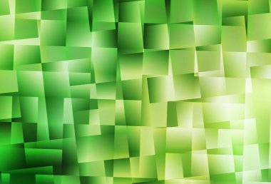 Açık yeşil, dikdörtgen biçiminde sarı vektör dokusu. Soyut arkaplanda dikdörtgenler ve renkli gradyanlar. Şablon bir arkaplan olarak kullanılabilir.