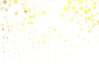 Açık Kırmızı, baloncuklu sarı vektör arkaplan. Bulanık dekoratif tasarım baloncuklu soyut tarzda. Duvar kağıtlarının dokusu için desen.