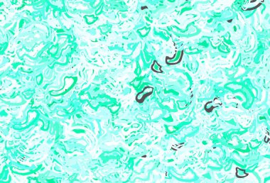 Soyut biçimlerde açık yeşil vektör dokusu. Rastgele şekillerle soyut tarzda dekoratif tasarım. Bir cep telefonu için arka plan.