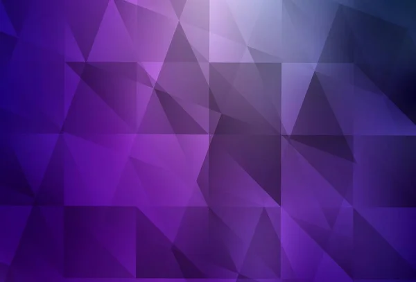 Light Purple Pink Vektor Low Poly Layout Glitzernde Abstrakte Illustration — Stockvektor