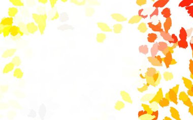 Açık kırmızı, rastgele şekilli sarı vektör deseni. Soyut tarzda rengarenk gradyan şekilleri olan bir resim. İşiniz için en iyi akıllı tasarım.