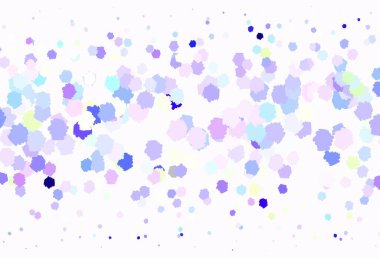 Rastgele biçimlerde ışık çok renkli vektör deseni. Modern tarzda değişen renkli kaotik formlar. Bir cep telefonu için arka plan.