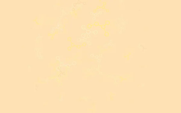 Світло Червоний Жовтий Векторний Шаблон Штучною Структурою Інтелекту Блискучі Барвисті — стоковий вектор