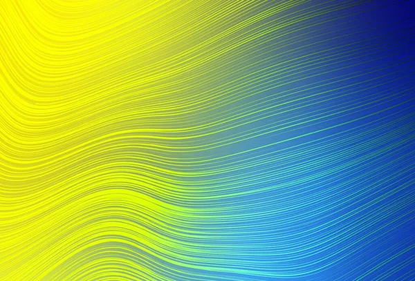 Light Blue Yellow Vector Abstract Blurred Background Completely New Colored — Stock Vector