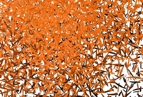 濃いオレンジのベクトルテクスチャとカラーライン 線で描いた現代の幾何学的抽象画 ポスター バナーのパターン — ストックベクタ