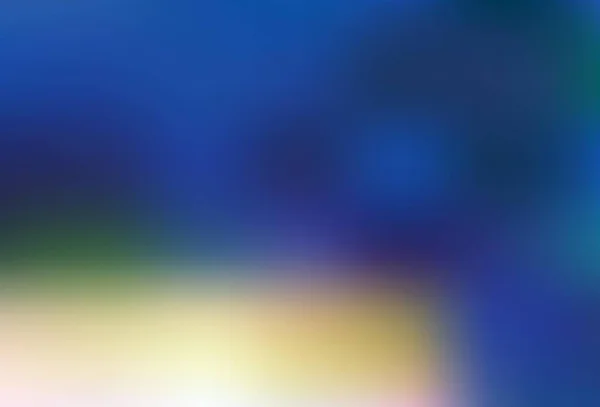 Hellblauer Gelber Vektor Verschwommenes Muster Eine Elegante Helle Illustration Mit — Stockvektor