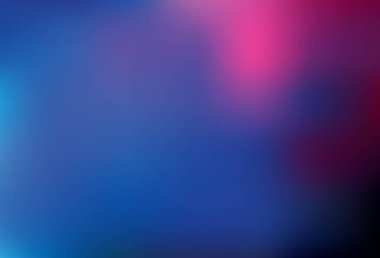 Koyu mavi, kırmızı vektör renkli bulanık arkaplan. Görüntü tarzında tamamen yeni bir renkli çizim. Marka kitabınız için yeni biçim tasarımı.