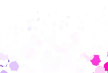 Soyut şekilli açık mor vektör arkaplanı. Modern tarzda değişen renkli kaotik formlar. Duvar kağıtları için zarif tasarım.