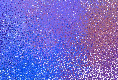 Açık mavi, noktalı kırmızı vektör arkaplanı. Bulanık dekoratif tasarım baloncuklu soyut tarzda. Reklamlar, broşürler için desen.