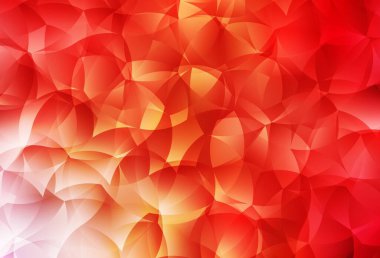 Açık kırmızı, sarı vektör düşük poli düzeni. Origami stilinde gradyan ile yaratıcı geometrik illüstrasyon. Web siteniz için çokgen tasarım.