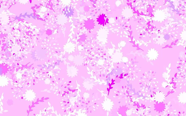 Világos Lila Rózsaszín Vektor Elegáns Tapéta Virágokkal Kreatív Illusztráció Elmosódott — Stock Vector