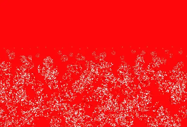 Vert Clair Motif Vectoriel Rouge Avec Des Formes Aléatoires Design — Image vectorielle