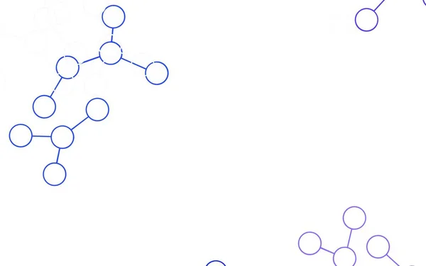 Fond Vectoriel Violet Clair Avec Des Données Intelligence Artificielle Structure — Image vectorielle