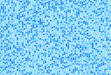 Daireli açık mavi vektör şablonu. Bulanık yağmur damlaları olan soyut bir çizim. Reklamlar, broşürler için desen.