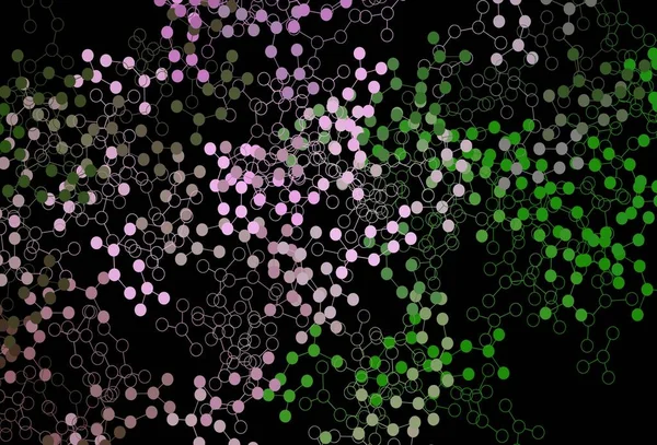 Σκούρο Ροζ Πράσινο Διανυσματικό Πρότυπο Τεχνητή Νοημοσύνη Δομή Λαμπερό Πολύχρωμο — Διανυσματικό Αρχείο