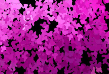 Kaotik şekilli koyu pembe vektör şablonu. Modern tarzda değişen renkli kaotik formlar. İşiniz için en iyi akıllı tasarım.