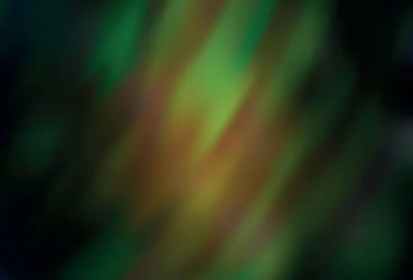 Dunkelgrüner Vektor Glänzend Abstrakten Hintergrund Bunte Abstrakte Illustration Mit Farbverlauf — Stockvektor