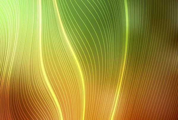 Lichtgroen Geel Vector Wazig Gekleurd Patroon Glitter Abstracte Illustratie Met — Stockvector