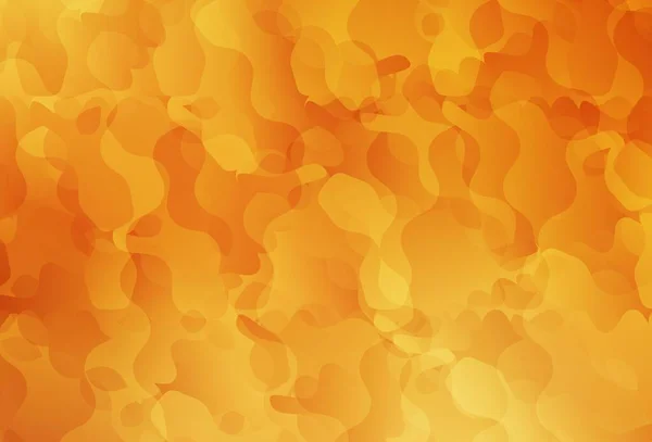 오렌지 배경에 추상적 모양을 가지고 있습니다 추상적 형태와 무작위적 형태로 — 스톡 벡터
