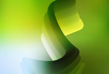 Açık yeşil, sarı vektör parlak deseni bulanıklaştırdı. Eğilimli zarif, parlak bir çizim. Marka kitabınız için yeni biçim tasarımı.