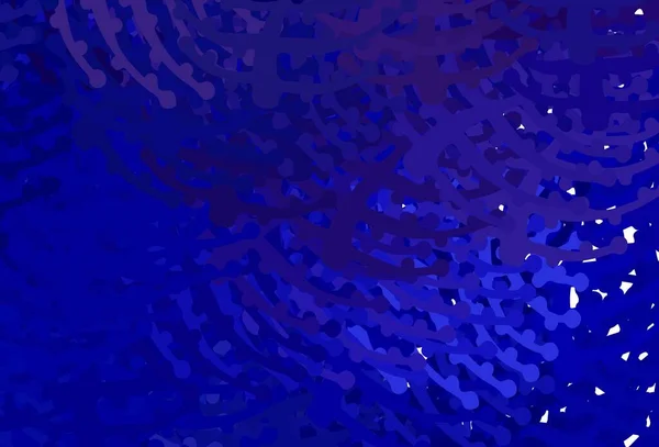 Padrão Vetorial Blue Escuro Com Formas Aleatórias Ilustração Abstrata Moderna — Vetor de Stock