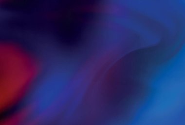 Koyu mavi, kırmızı vektör bulanık ve renkli desen. Gradyan tasarımlı, soyut, ışıltılı çizimler. Marka kitabı için zarif bir arkaplan.