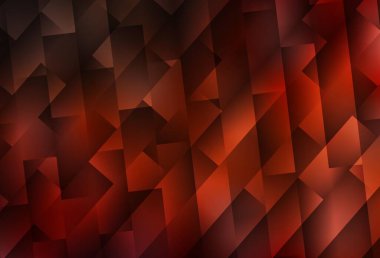 Eşkenar dörtgenli koyu kırmızı vektör şablonu. Dikdörtgenli soyut gradyan çizimi. İş ilanları, broşürler, broşürler için desen