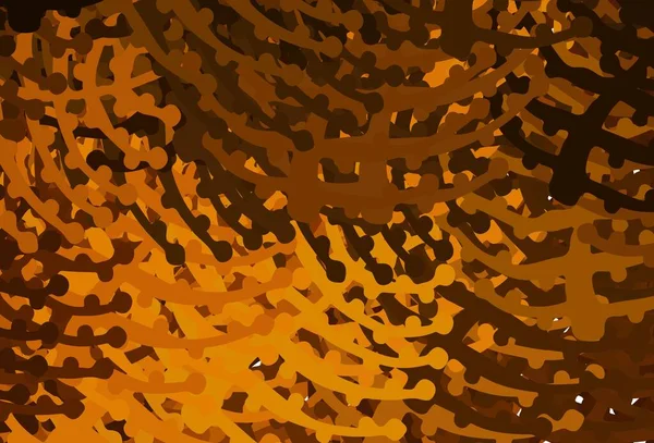 Texture Vectorielle Orange Foncé Aux Formes Abstraites Illustration Colorée Simple — Image vectorielle