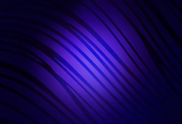 Texture Vectorielle Violet Foncé Avec Des Lignes Douces Illustration Abstraite — Image vectorielle