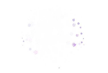 Açık Pembe, yapraklı Mavi vektör soyut tasarımı. Bulanık şekilli ve yapraklı yepyeni bir resim. İşiniz için yepyeni bir tasarım..