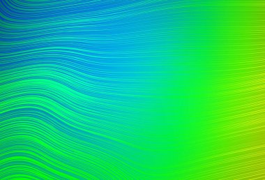 Açık mavi, yeşil vektör bulanık parlak soyut arkaplan. Görüntü stili ve gradyanı olan yeni renkli çizimler. İşiniz için yeni tasarım.