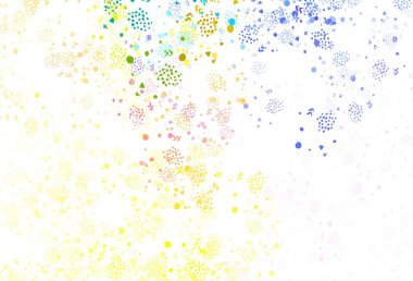 Açık pembe, kaotik şekilli kırmızı vektör şablonu. Soyut tarzda rengarenk gradyan şekilleri olan bir resim. Bir cep telefonu için arka plan.