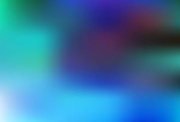 Ανοιχτό Μπλε Πράσινο Διάνυσμα Θολή Φωτεινή Υφή Glitter Αφηρημένη Απεικόνιση — Διανυσματικό Αρχείο