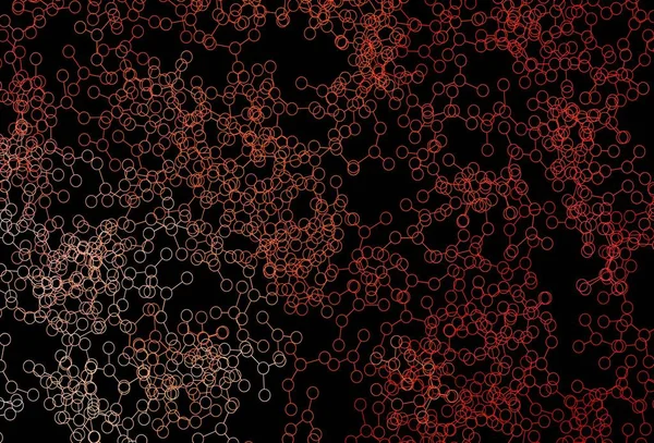 Rouge Foncé Texture Vectorielle Jaune Avec Concept Intelligence Artificielle Illustration — Image vectorielle