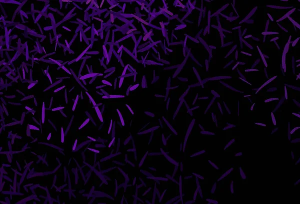 Dark Purple Plantilla Vectorial Rosa Con Palos Repetidos Ilustración Abstracta — Vector de stock
