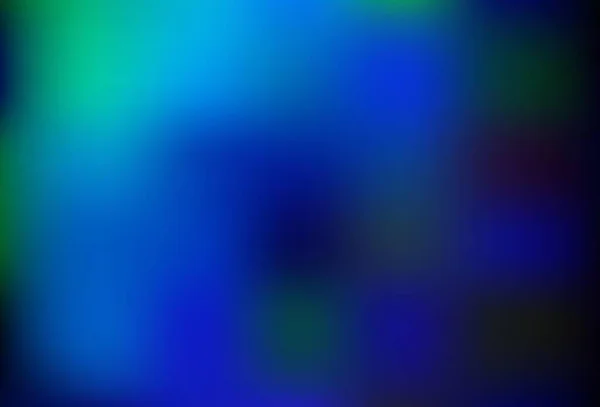 Bleu Foncé Vert Vecteur Flou Brillant Modèle Abstrait Une Toute — Image vectorielle