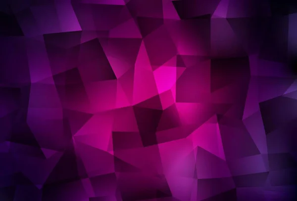 Dark Pink Vektor Nízko Poly Layout Kreativní Ilustrace Polotónovém Stylu — Stockový vektor