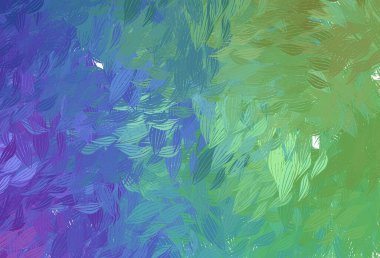 Rastgele biçimlerde ışık çok renkli vektör deseni. Soyut tarzda rengarenk gradyan şekilleri olan bir resim. Duvar kağıtları için zarif tasarım.