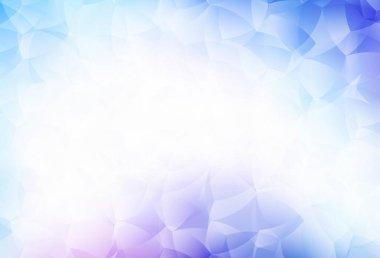 Açık pembe, soyut şekilli mavi vektör arkaplan. Modern tarzda değişen renkli kaotik formlar. Bir cep telefonu için arka plan.