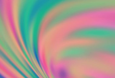 Açık mavi, yeşil vektör renkli bulanık arkaplan. Görüntü stili ve gradyanı olan yeni renkli çizimler. Çalışmalarınız için akıllı tasarım.