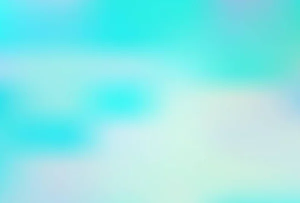 Fond Flou Abstrait Vecteur Vert Clair Illustration Colorée Brillante Dans — Image vectorielle