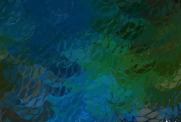 Donkerblauwe Groene Vectorachtergrond Met Abstracte Vormen Illustratie Met Kleurrijke Gradiëntvormen — Stockvector