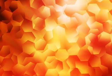 Açık Kırmızı, sarı vektör üçgen arkaplan. Origami tarzında gradyan ile geometrik çizim. İşiniz için en iyi üçgen tasarım.