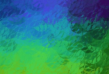 Soyut biçimlerde ışık çok renkli vektör dokusu. Modern tarzda değişen renkli kaotik formlar. Duvar kağıtları için zarif tasarım.